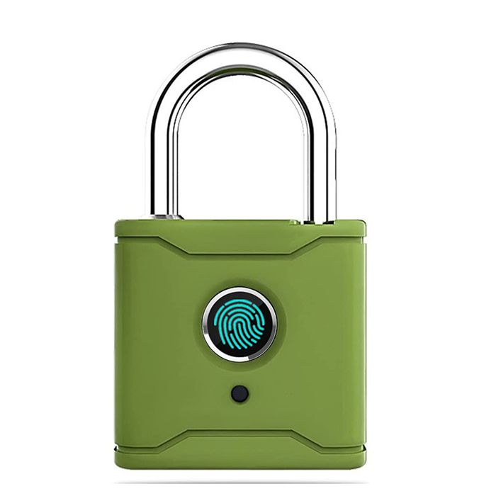 Zeise-ikon Waterproof smart fingerprint app padlock with silicone cover