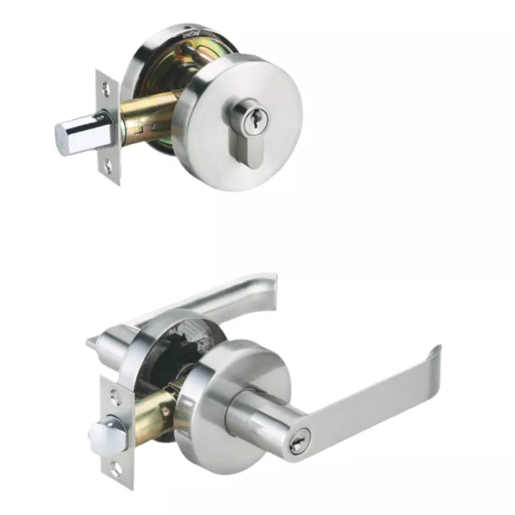 Zeise-ikon high quality family office lever door locks and deadbolt lock set