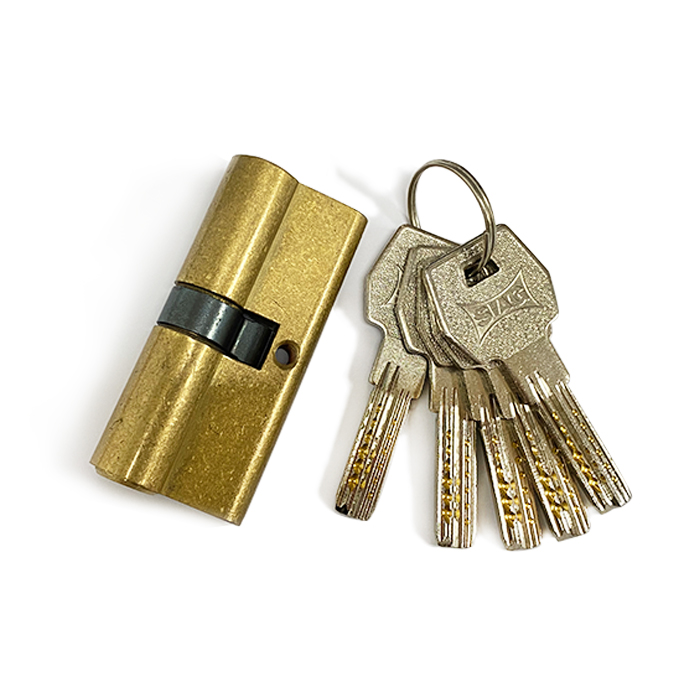  Zeise-ikon Euro Brass Cylinder with 3 keys door 60 65 70 mm