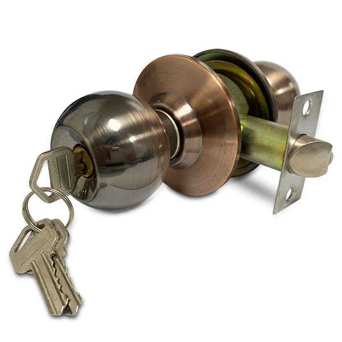 Zeise-ikon Stainless Steel Entry Hotel Round Knob Door Lock 