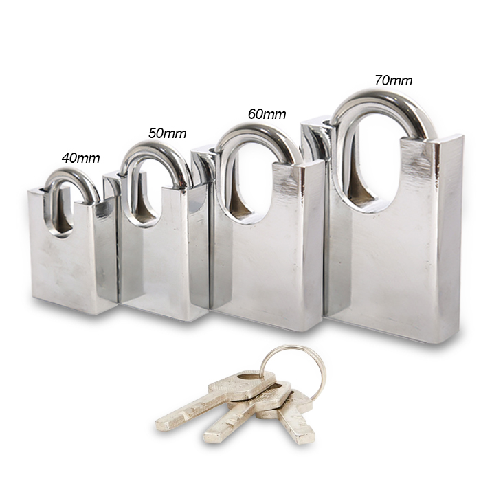 Zeise-ikon High quality 40/50/60/70mm square shackle protected iron padlock