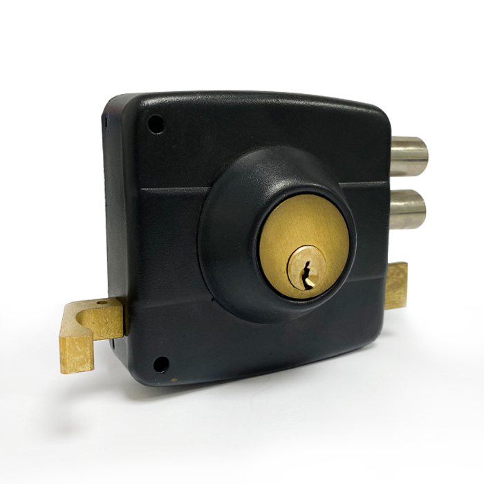Zeise-ikon Outdoor fence door lock brass lock head and cylinder outside security door rim lock