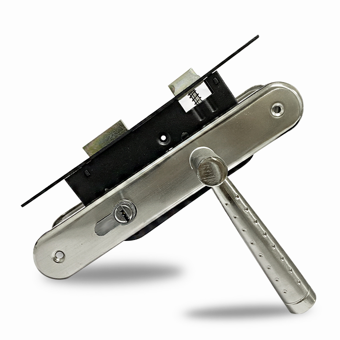 Zeise-ikon interior wooden door mortise lock lever handle with keys mortise door lock set
