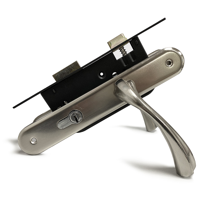 Zeise-ikon Hot sale South Africa long Plate Door Handle with lock body