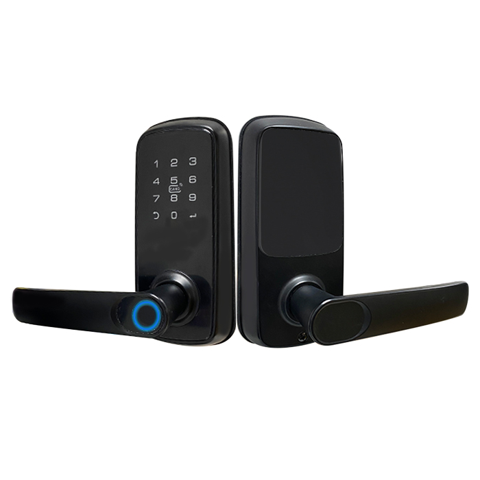 smart door locks fingerprint tuya app digital password door lock for front door