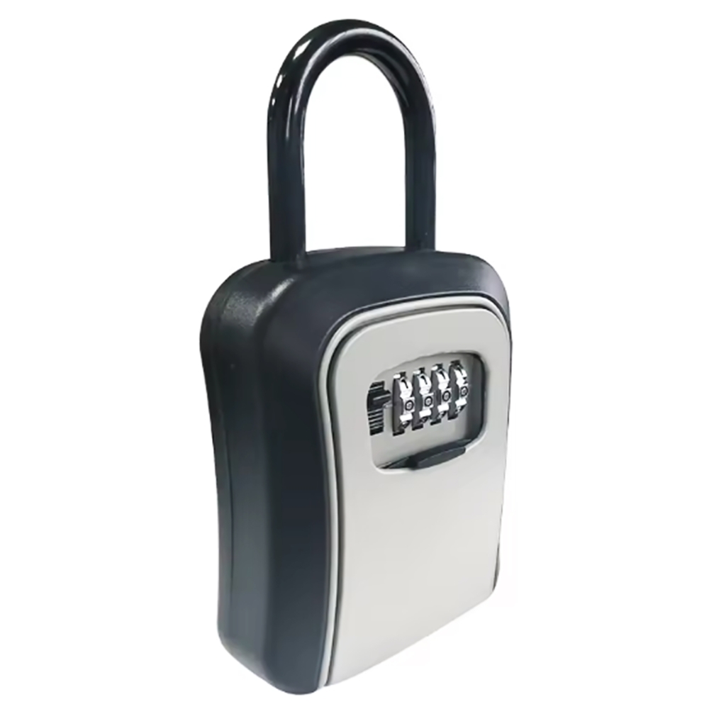 G7 4 Password Key Box Wall Mounted Security Anti-theft Key Organizer Home Security Indoor Outdoor Key Safe Lock
