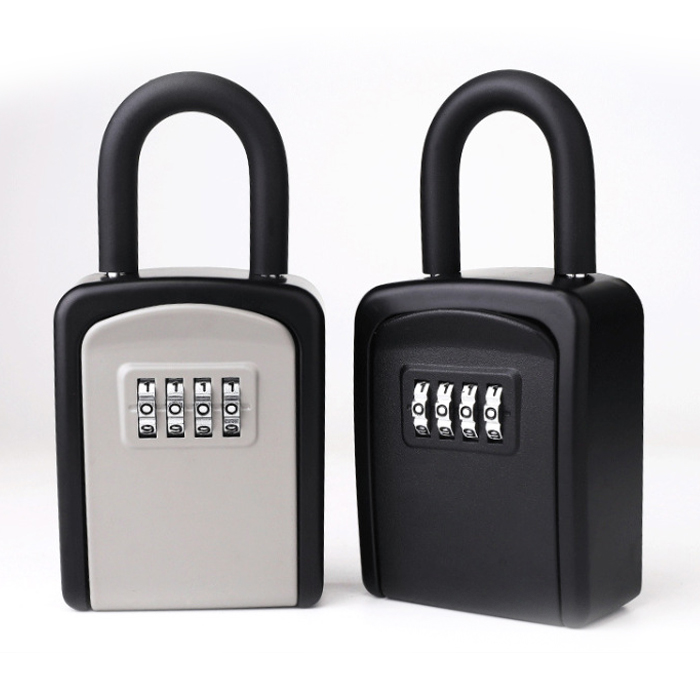 G10 High Quality 4 Digits Wall Mounted Code Lock Secure Box Holder Key Portable Safe Key Storage For Family Realtor