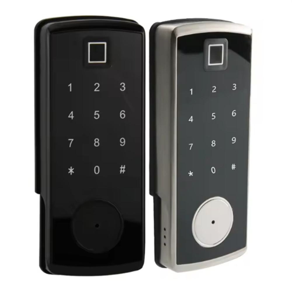 High Quality Smart Electronic Door Lock Fingerprint Key Aluminum Cabinet Lock Hotels WiFi Connectivity Password Data Storage