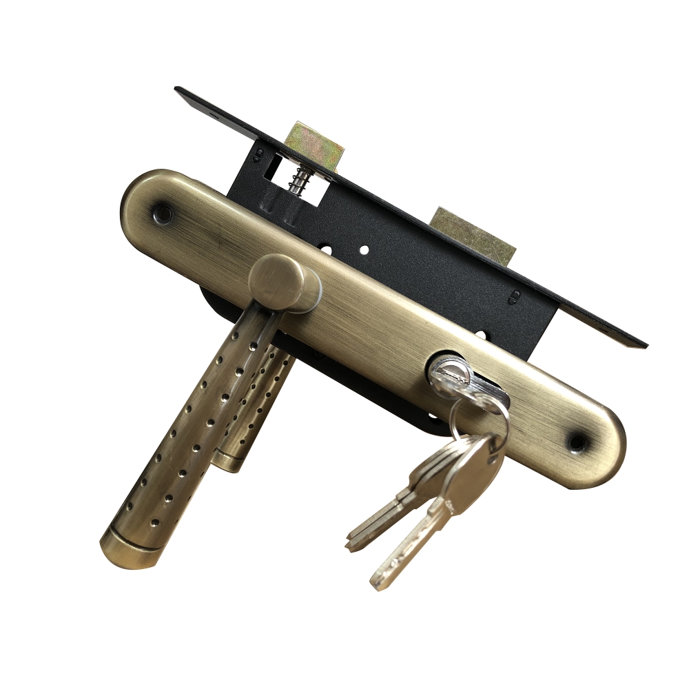 Most Popular Anti-Theft Waterproof Aluminium Door Lock Set Long Plate Mortise Body Durable Durable Featuring Steel Iron Africa