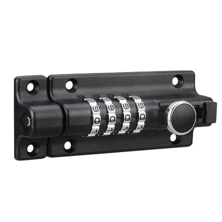 High Security Anti-Theft Locker Slide Bolt Lock Durable Password Latch Lock