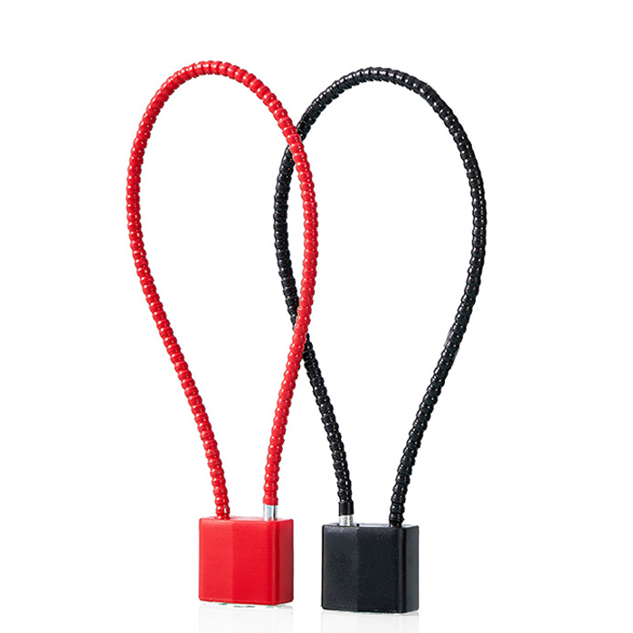 Safety Cable Gun Lock With Keys Black Red Gun Lock Different Length Shackle Cable
