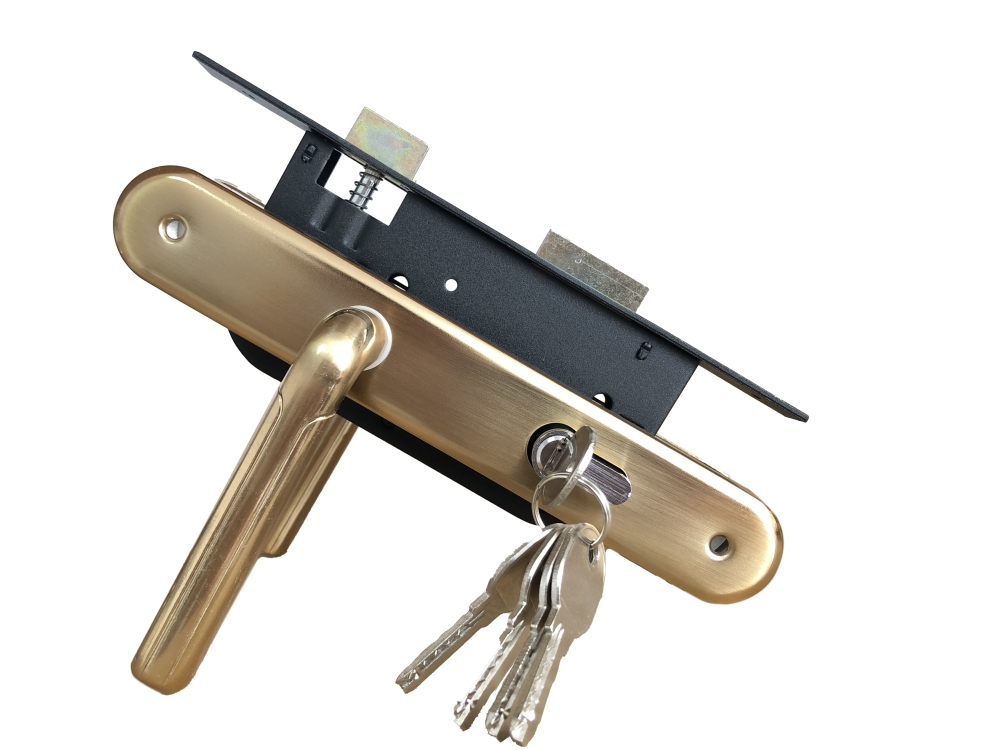 ZEISE-IKON Durable Anti-Theft Interior Wood Door Lock Cylinder with Keys Bedroom Room Indoor Handle Lock