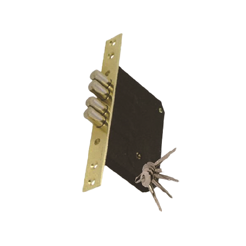 Great Quality Anti-theft Euro Standard Four Round Bolt Door Mortise Lock Body With Cross Key