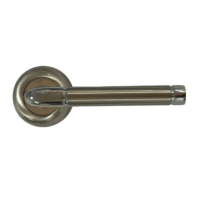 Modern Design SN CP Finish Aluminium Door Handle Interior Door Handle Lever for Wooden Door