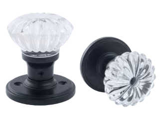 Crystal Privacy Passage Combo Combination Door Knobset Keyless Interior Door Handles