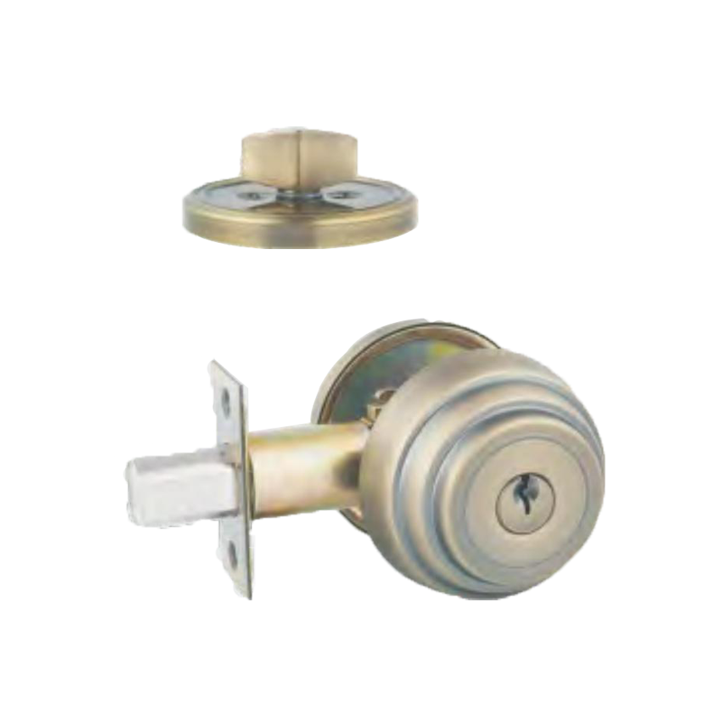 Security Key Deadbolt Single Cylinder Deadbolt Entrance Deadbolt Knob Lock for Bedroom Bathroom