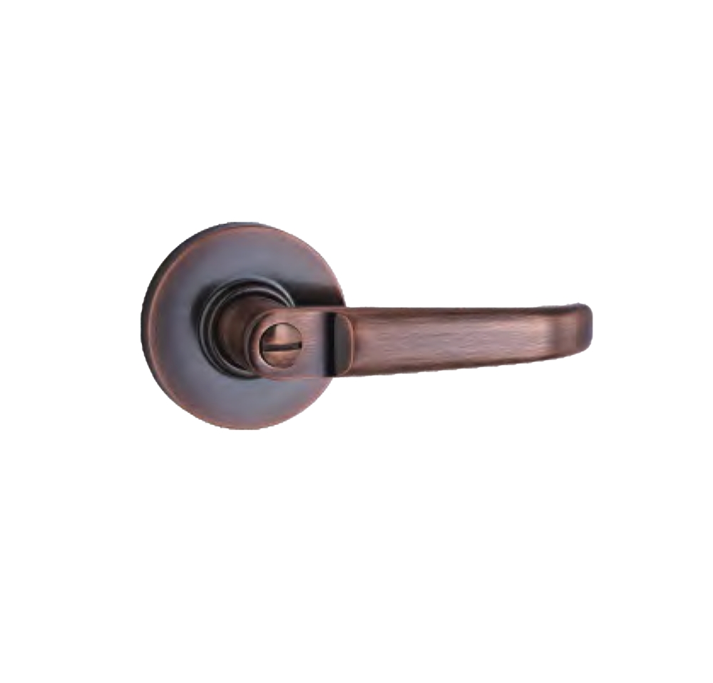 Heavy Duty Tubular Lever Lock Antique Copper Color Round Ross Lever Lock for Bathroom