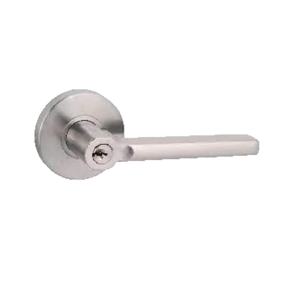American Style Tubular Lever Handle Door Lock Round Rose Tubular Latch Entrance Lever Handle Locks