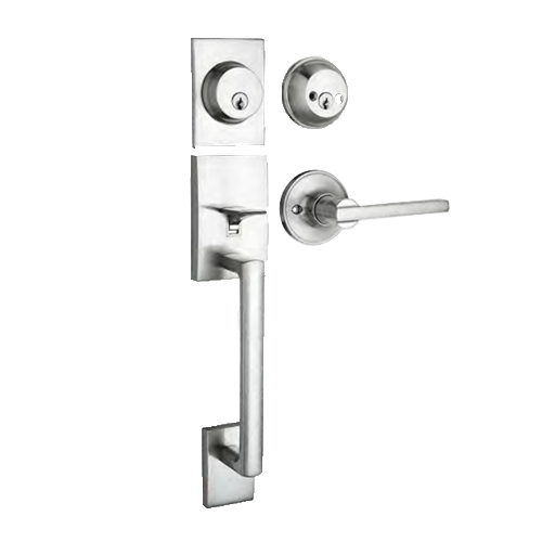 Factory Entrance Single Door Lock with Dummy Heavy Duty Adjustable Handle Sets with Deadbolt