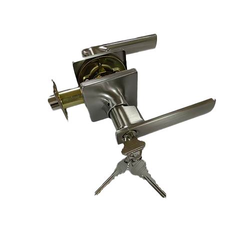 American Bedroom Tubular Lock Door Handle Lever Set Made of Durable Zinc Alloy