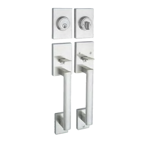 Luxurious  Main Door Handleset with Keyed Entry American Style Entrance Door Lock Sets