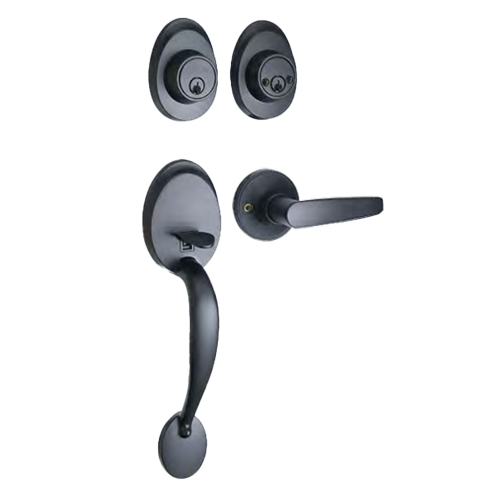 Hot Sale Design Entrance Tubular Zinc Alloy Grip Handleset Entry Door Lock