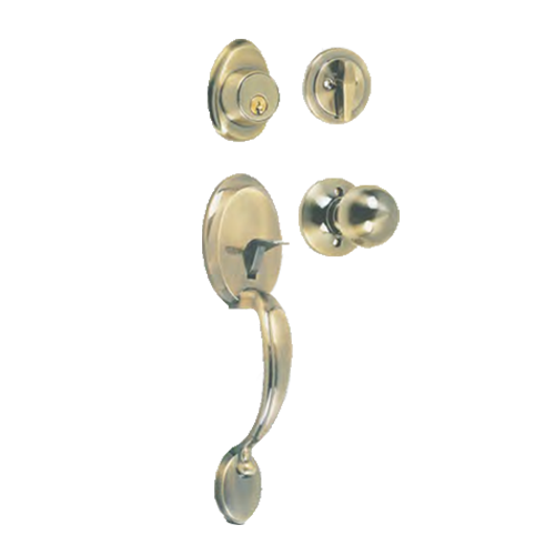 Modern Design Combination Bedroom Security  Zinc Alloy Grip Door Handleset