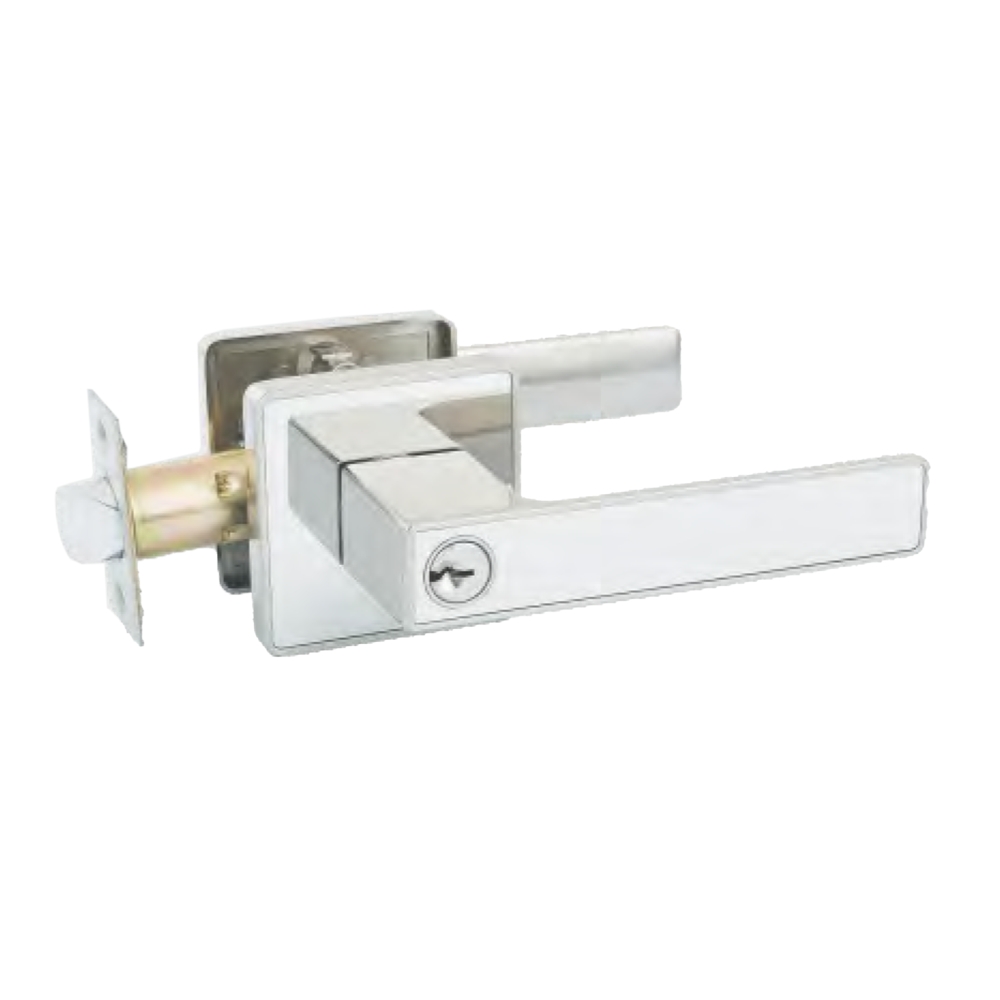 Zinc Alloy Lever Door Lock Mechanism Tubular Latch for Heavy Duty Security Applications