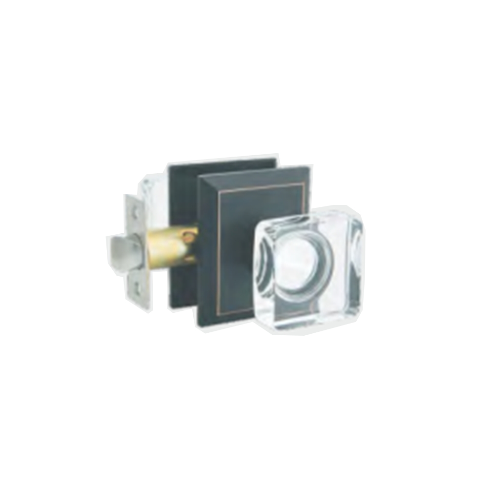 China Factory Whole Sale Zinc Alloy Crystal Glass Door Lock for Shower Room