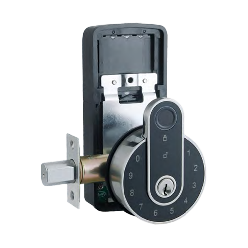 2025 Smart Home Deadbolt Lock Tuya Smart Digital Physical Key Button Door Entry Locking System Password