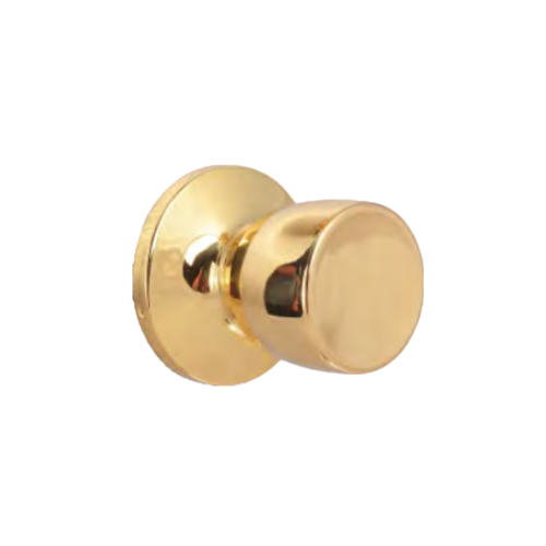 Wholesale Price Polished Brass Security Door Lock Set Ball Cylindrical Door Knob Lock for Wooden Door