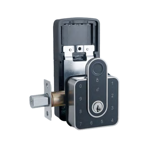 Anti-theft Tuya Mechanical Touch Keyboard Fingerprint Smart Door Lock