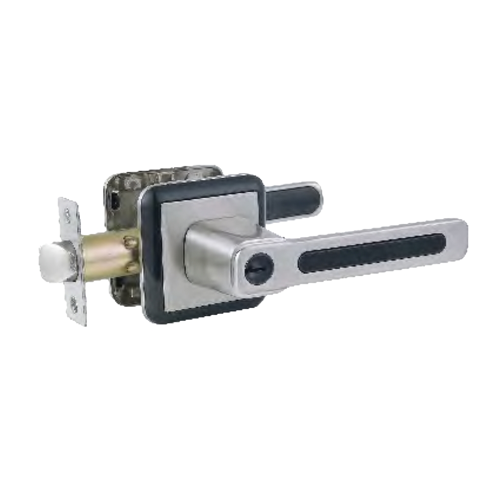 2025 Modern Design Door Locks Matte Black Entry Lever Door Handle Durable Lever Lock Set