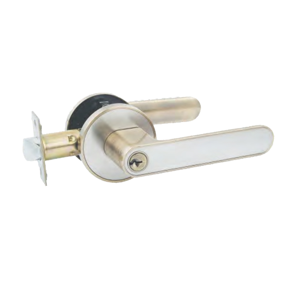 Premium Zinc Alloy Construction Tubular Lever Door Lock Set Heavy Duty & Corrosion Resistant