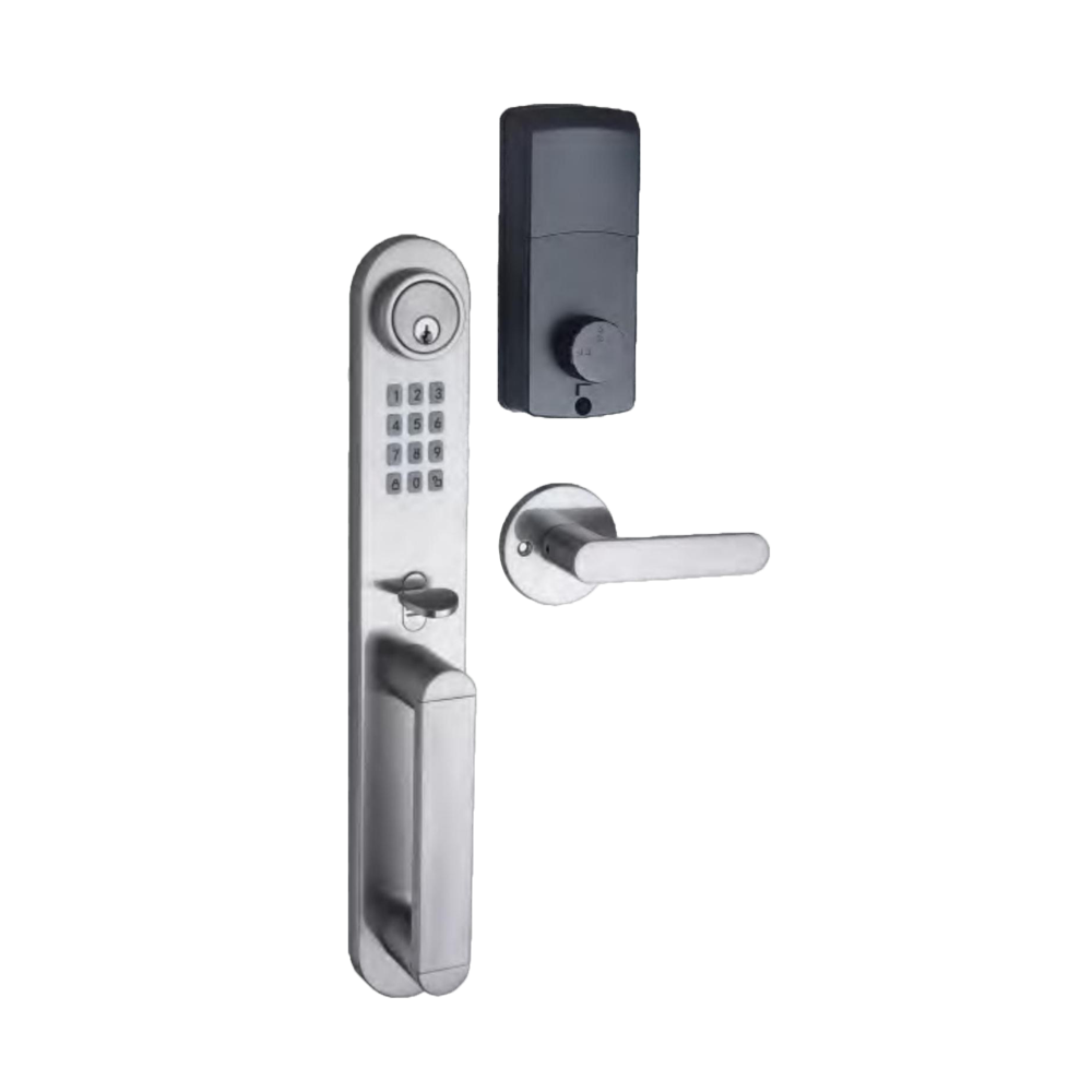 Hotel Wood Door Gate Lock Digital Double Electric Automatic Outdoor Aluminum Smart Latch Sliding Gate Lock with Cloud Storage